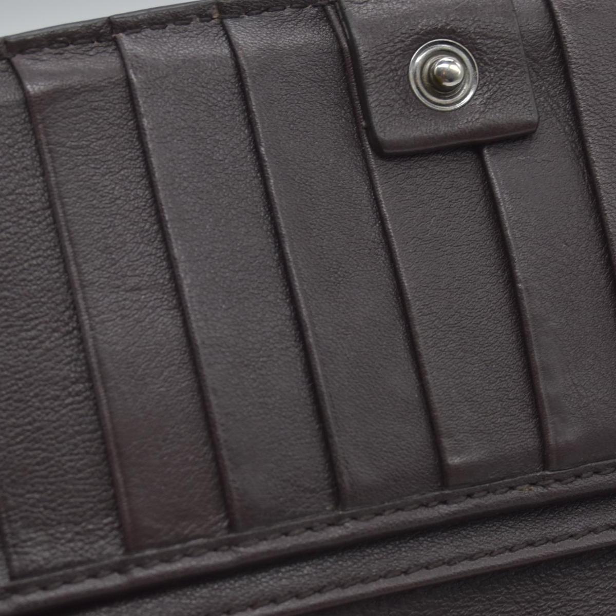 $790 Gucci Guccissima Continental Wallet Dark Brown CONSIGNMENT