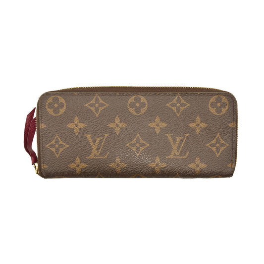 LOUIS VUITTON  Monogram Clemence Wallet Fuchsia SP3105