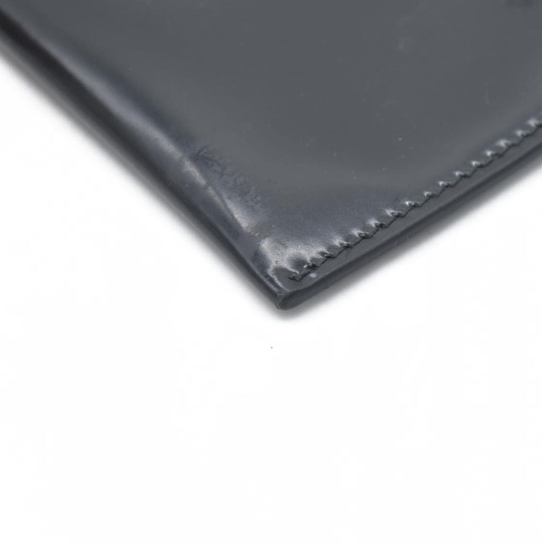 $600 Prada Enameled Metal Zipper Pouch CONSIGNMENT