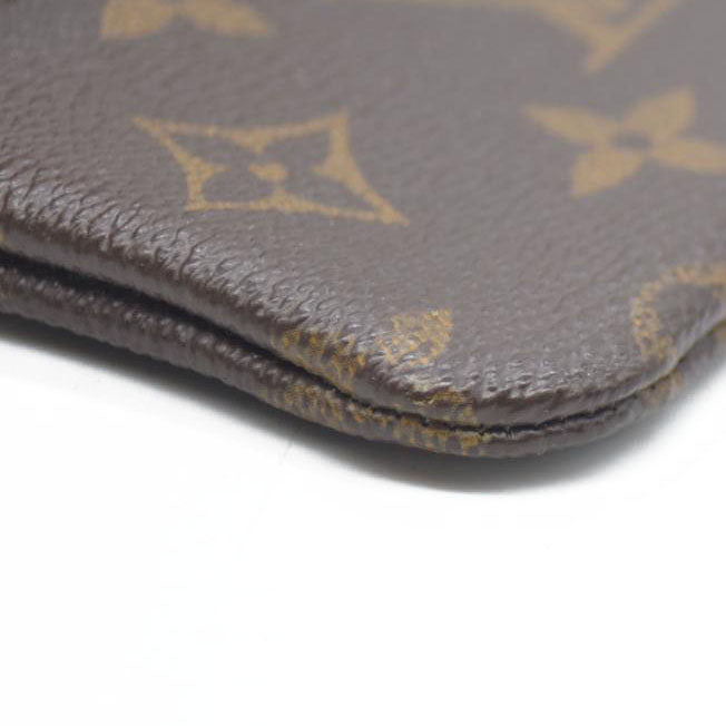 Louis Vuitton Monogram Pochette Cles Wallet Coin Purse Brown CA3101