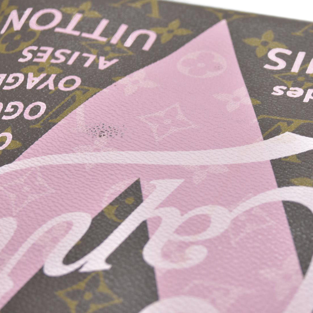 Louis Vuitton  Monogram Maui V Neverfull MM Rose Ballerine SR1195