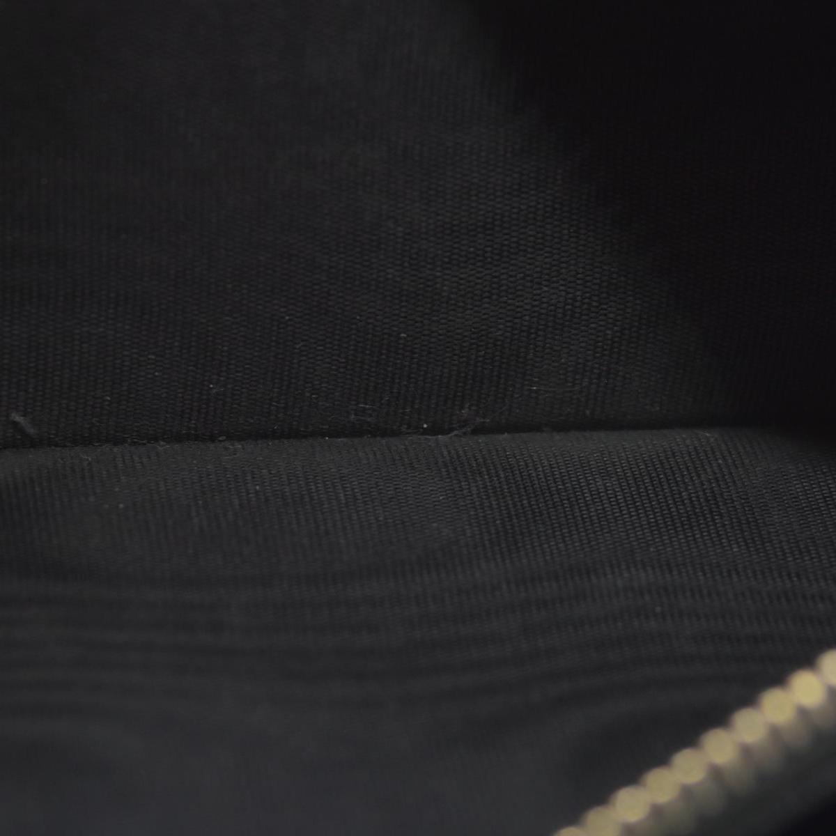 $750 Saint Laurent Grain De Poudre Matelasse Chevron Monogram Flap Wallet Black