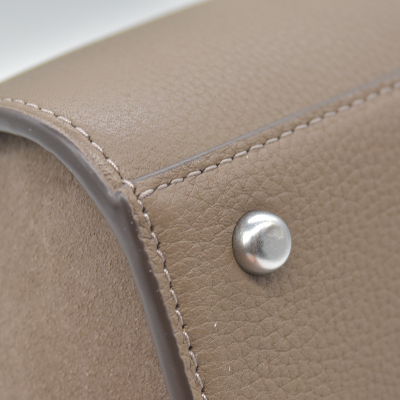 $850 Tory Burch Elanor Pebbled Satchel Wild Mushroom