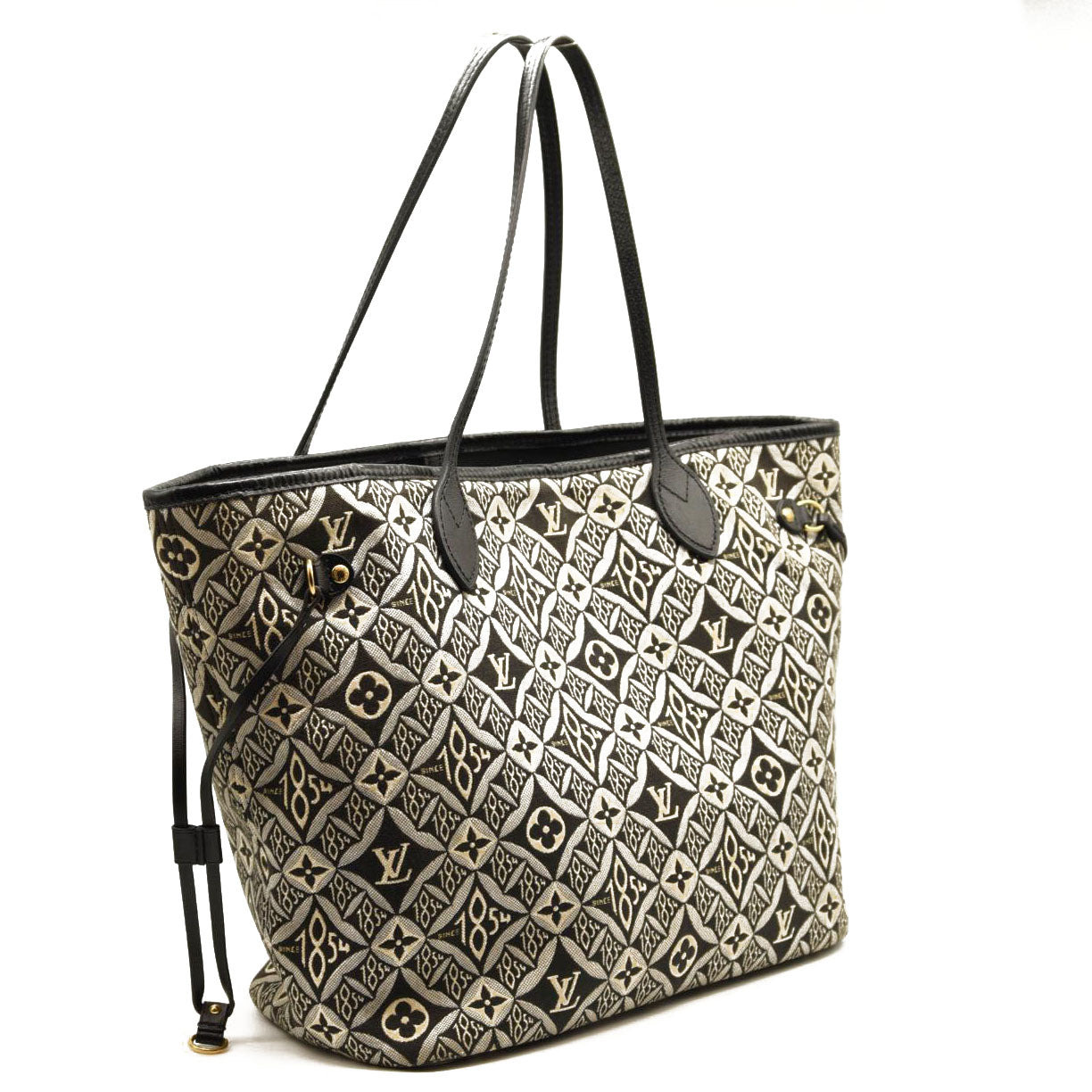 LOUIS VUITTON Jacquard Since 1854 Neverfull MM Grey