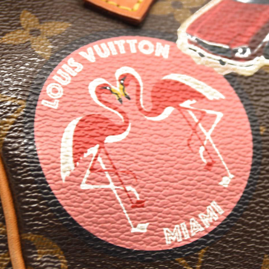 LOUIS VUITTON Monogram World Tour Nano Speedy
