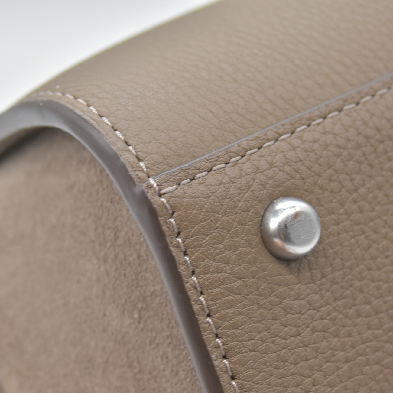 $850 Tory Burch Elanor Pebbled Satchel Wild Mushroom