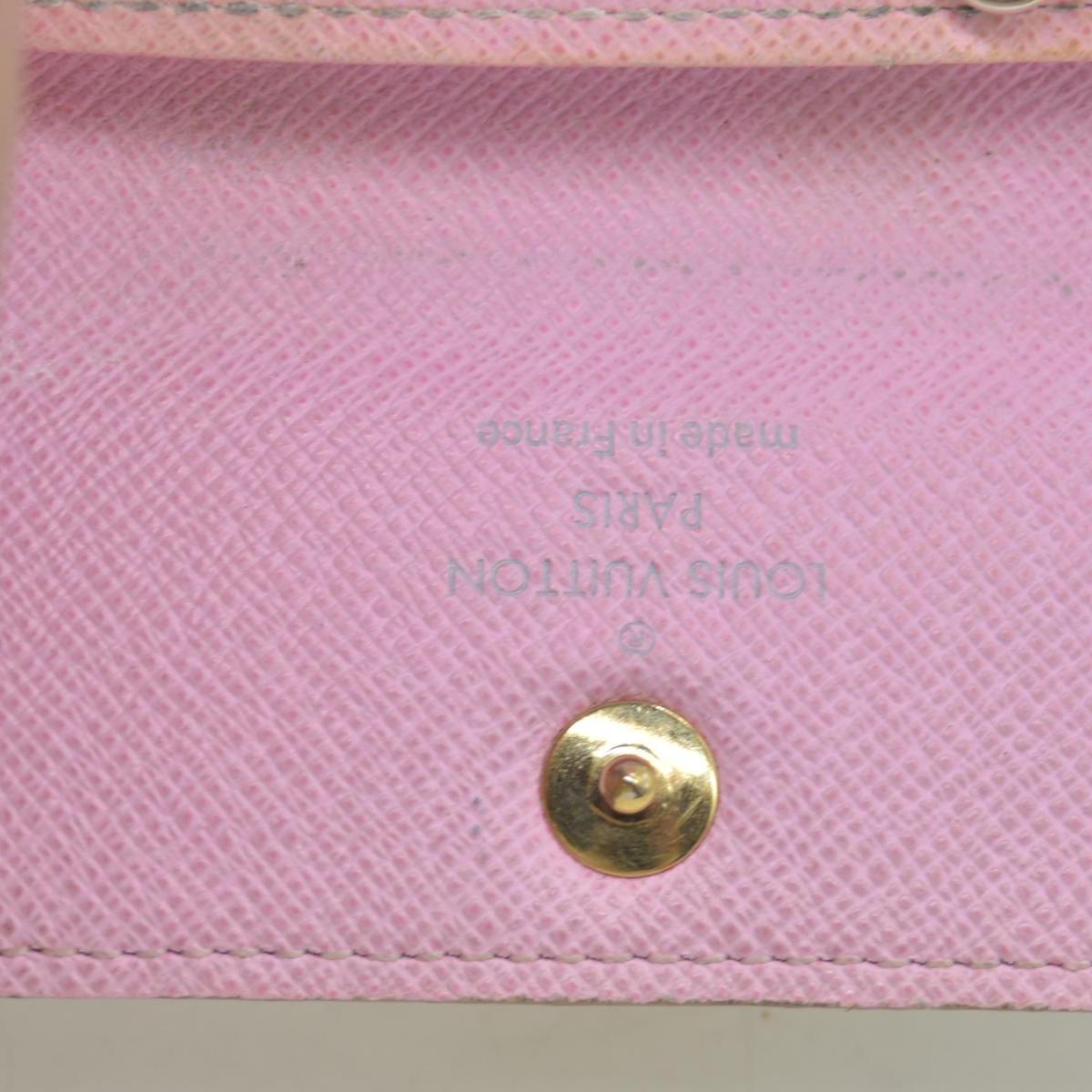 $345 2012 LOUIS VUITTON Monogram Multicolor Multicles 4 Key Holder White Litchi CT3102