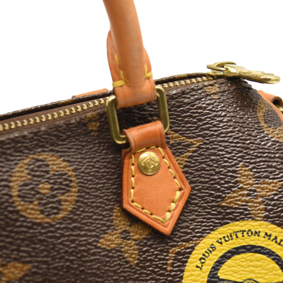 LOUIS VUITTON Monogram World Tour Nano Speedy