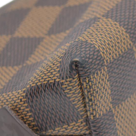 $600 Louis Vuitton Damier Ebene Pochette Demi Ronde Cosmetics Pouch CA0096 2006