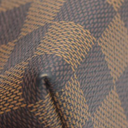 $600 Louis Vuitton Damier Ebene Pochette Demi Ronde Cosmetics Pouch CA0096 2006