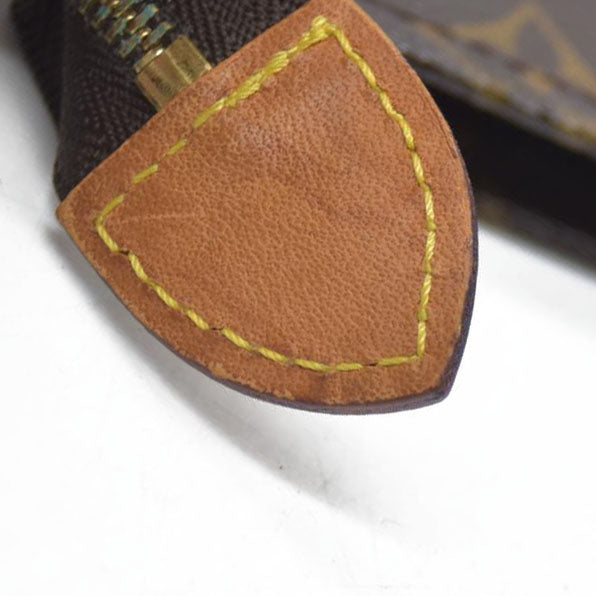 Louis Vuitton Monogram Poche Toilette 15 Cosmetics Pouch Purse Brown MB0080