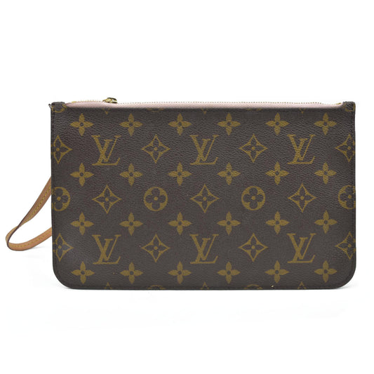 Louis Vuitton  Monogram Maui V Neverfull GM MM Pochette Rose Ballerine SR1195