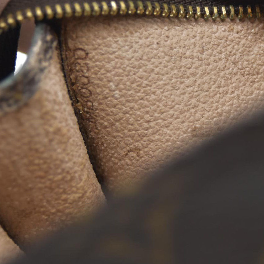 Louis Vuitton Monogram Poche Toilette 15 Cosmetics Pouch Purse Brown MB0080