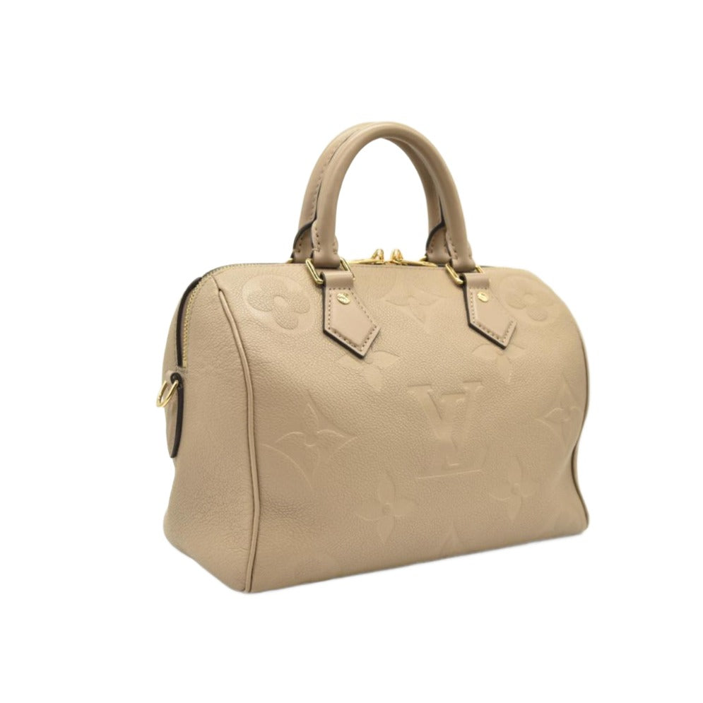 Louis Vuitton Empreinte Monogram Giant Speedy Bandouliere 25 Tourterelle
