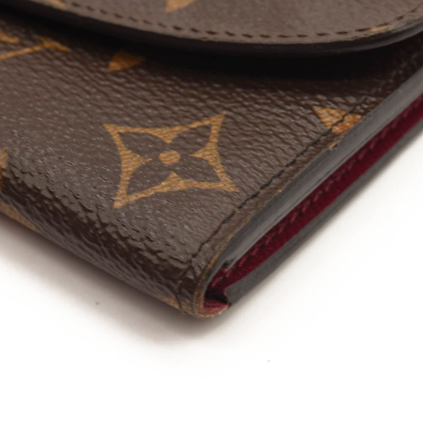 LOUIS VUITTON Monogram Emilie Wallet Fuchsia