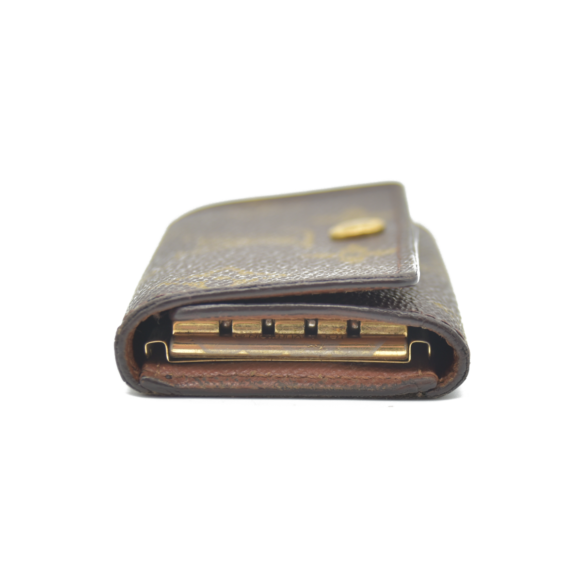 Louis Vuitton Monogram Multicles 4 Ring Key Case Brown TH0050