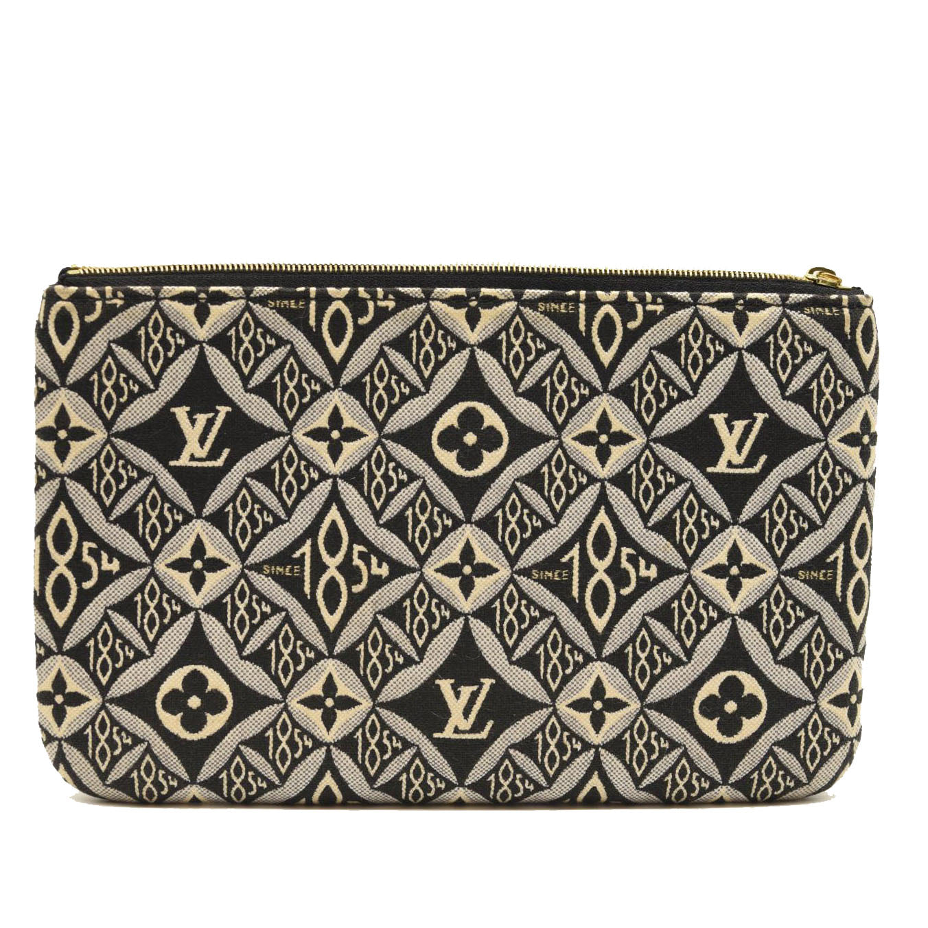 LOUIS VUITTON Jacquard Since 1854 Neverfull MM Grey