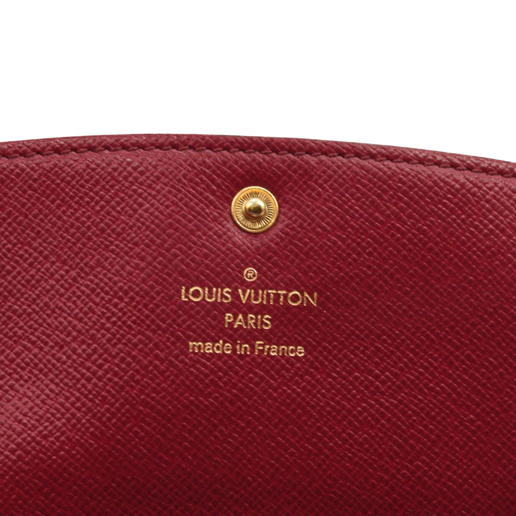 LOUIS VUITTON Monogram Emilie Wallet Fuchsia