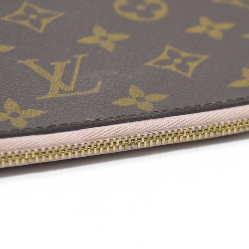 Louis Vuitton  Monogram Maui V Neverfull GM MM Pochette Rose Ballerine SR1195