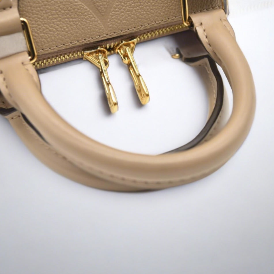 Louis Vuitton Empreinte Monogram Giant Speedy Bandouliere 25 Tourterelle