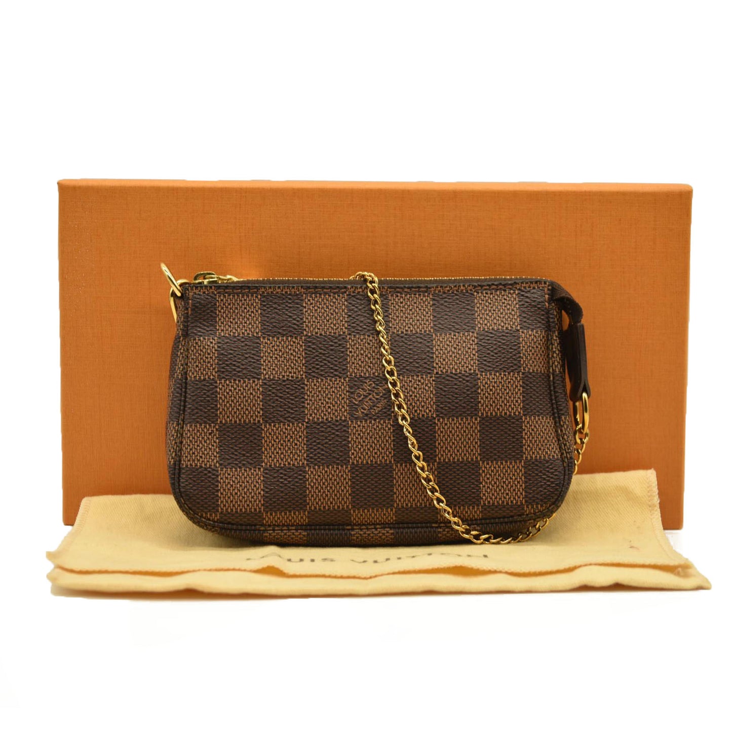 Louis Vuitton  Damier Ebene Mini Pochette Accessories