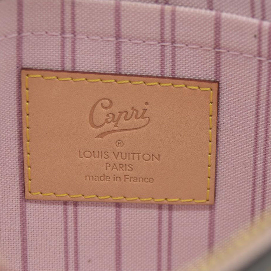 Louis Vuitton  Monogram Maui V Neverfull GM MM Pochette Rose Ballerine SR1195