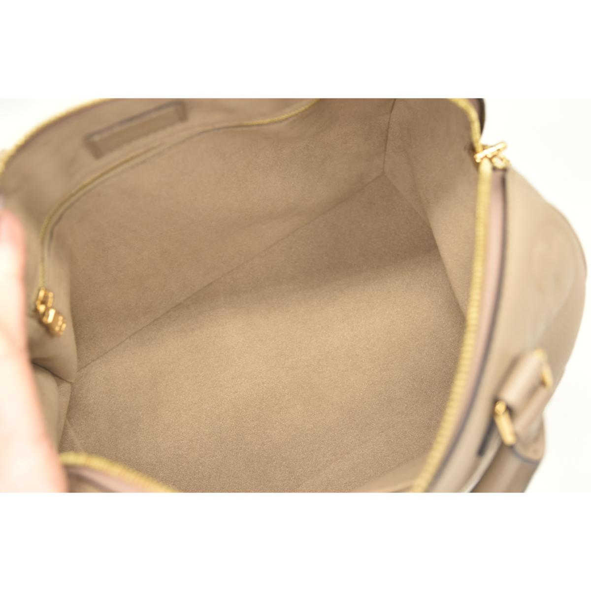 Louis Vuitton Empreinte Monogram Giant Speedy Bandouliere 25 Tourterelle