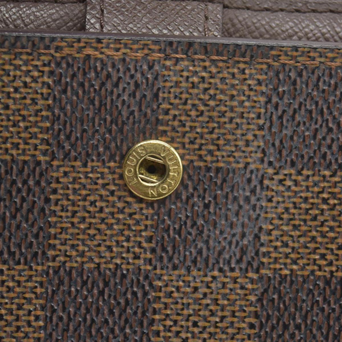 $505 2004 Louis Vuitton Damier Ebene Small Ring Agenda Cover CA0094 CONSIGNMENT