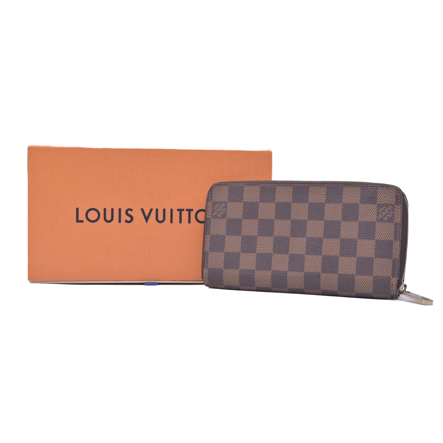 $940 2015 Louis Vuitton Damier Ebene Zippy Wallet CA0135 CONSIGNMENT