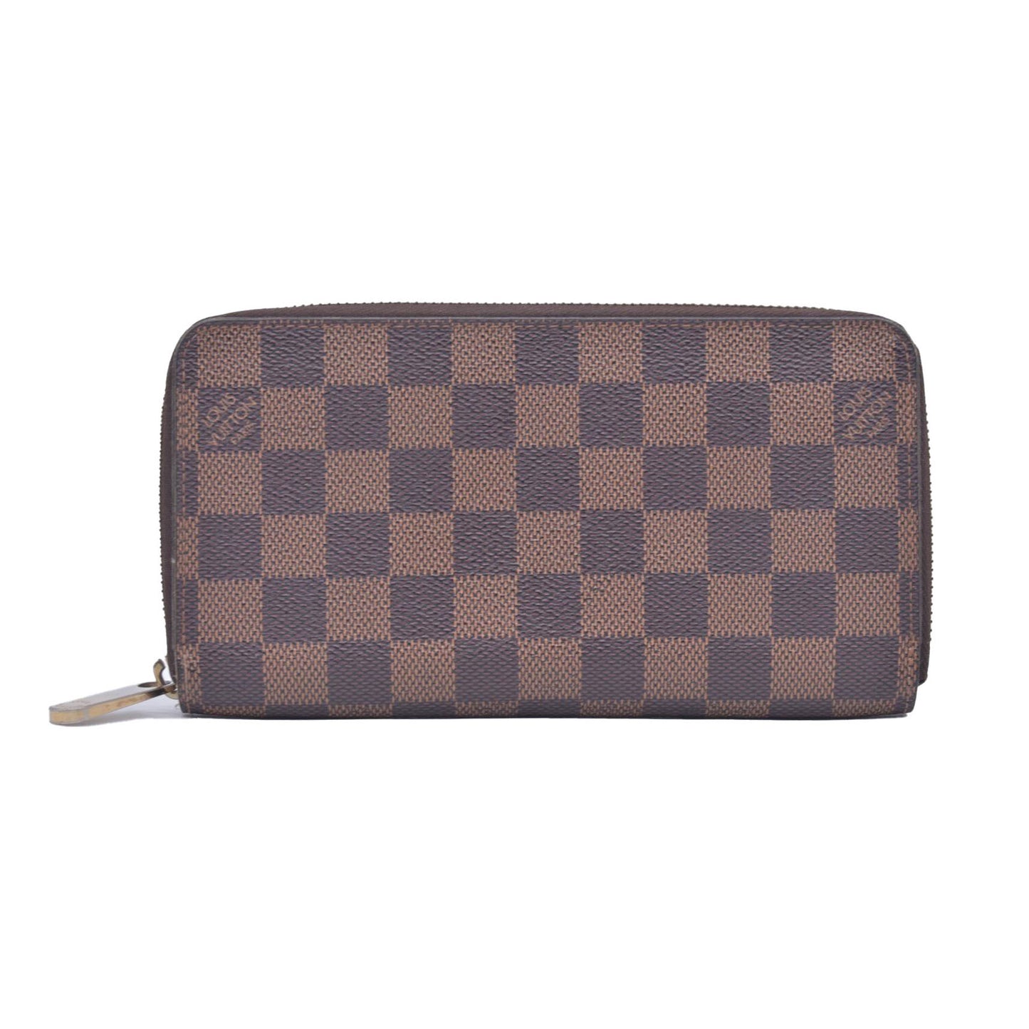 $940 2015 Louis Vuitton Damier Ebene Zippy Wallet CA0135 CONSIGNMENT