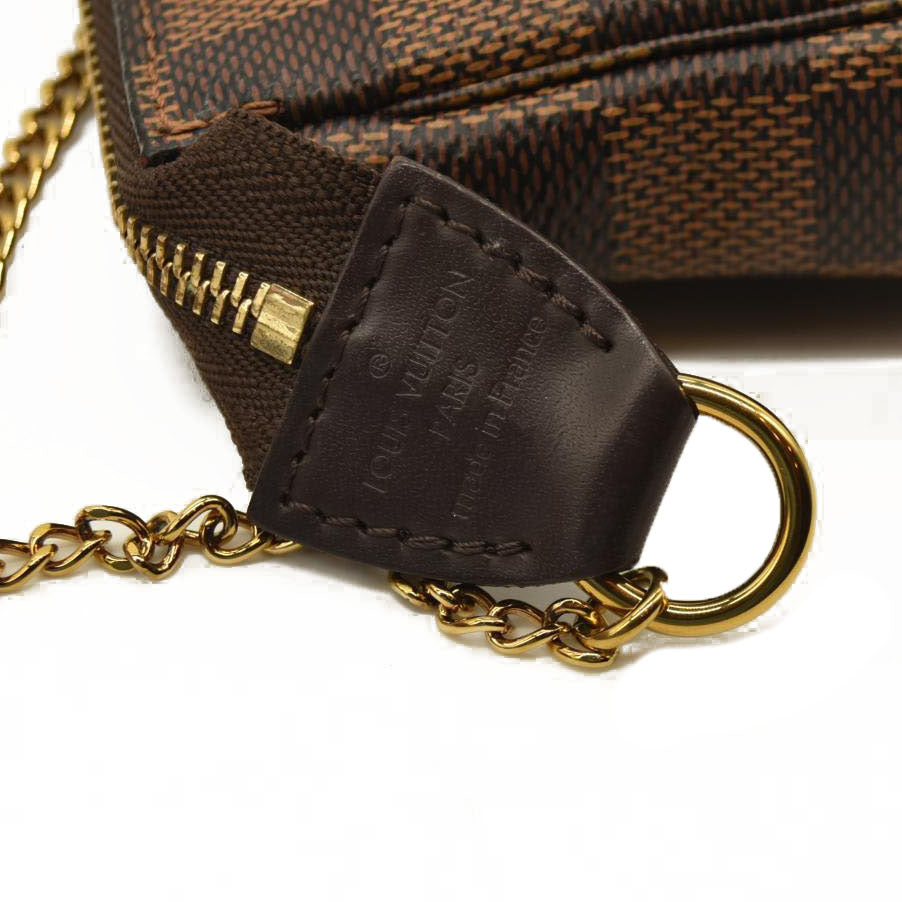 Louis Vuitton  Damier Ebene Mini Pochette Accessories