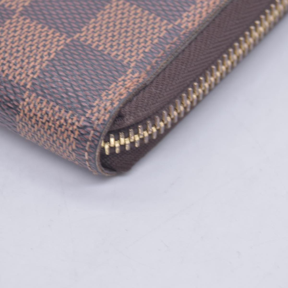 $940 2015 Louis Vuitton Damier Ebene Zippy Wallet CA0135 CONSIGNMENT