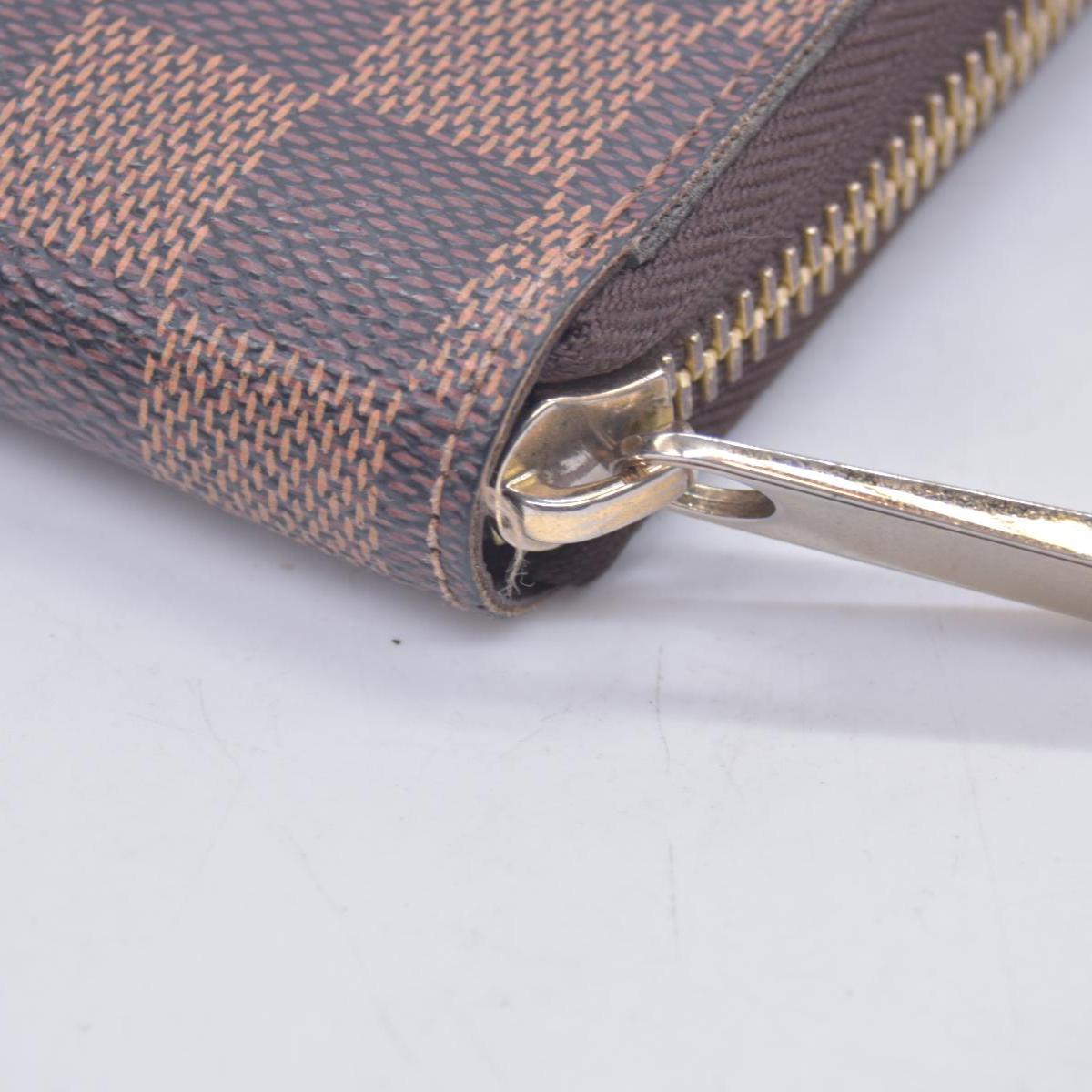 $940 2015 Louis Vuitton Damier Ebene Zippy Wallet CA0135 CONSIGNMENT