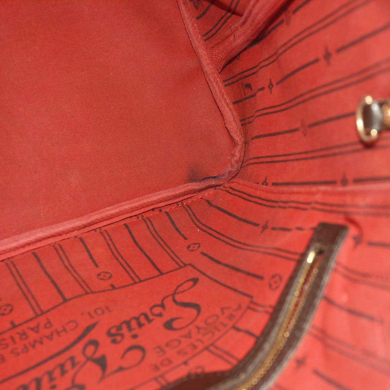 Louis Vuitton  Damier Ebene Neverfull MM