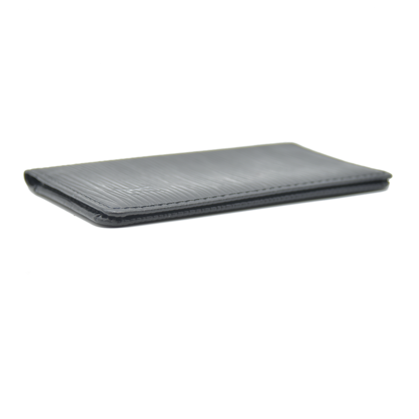 Louis Vuitton Epi De Poche Leather Pass Card Case Black CA1908
