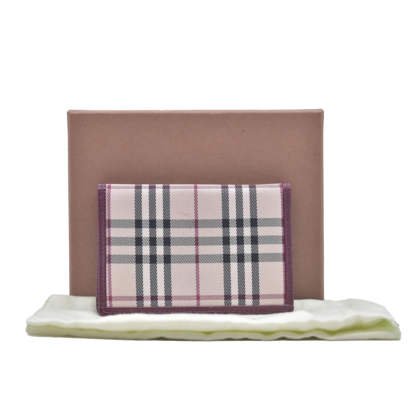 Burberry House Check Card Case Holder CONSIGNMENT