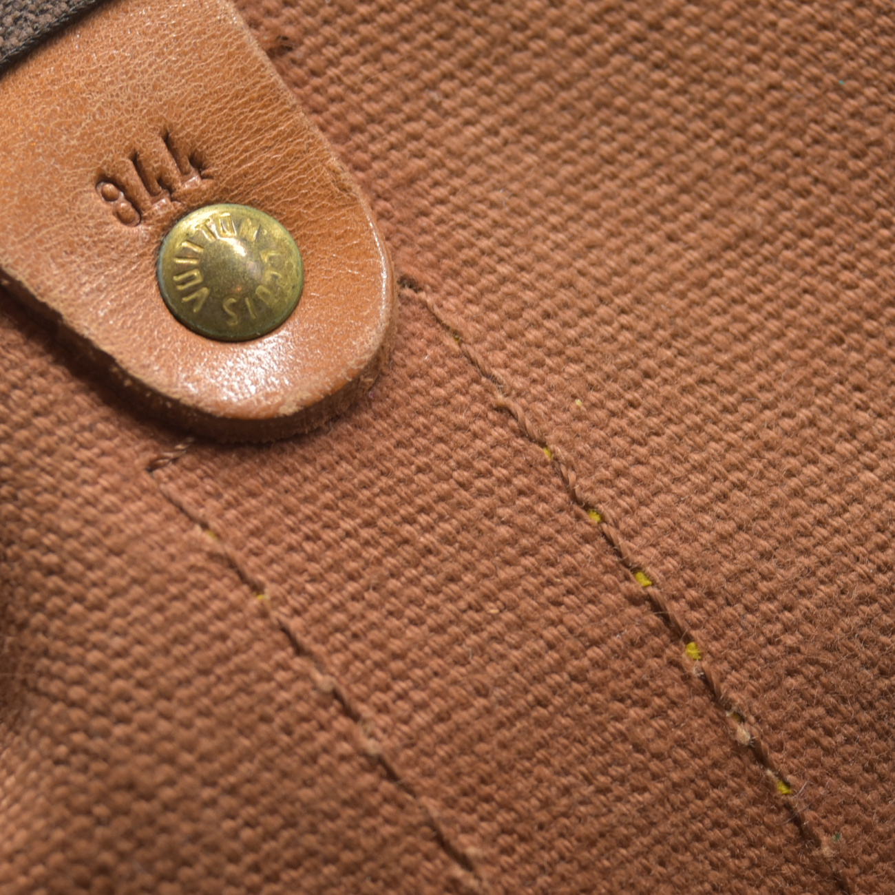 $2780 1984 Louis Vuitton LV Boston Bag Keepall Bandouliere 55 Brown Monogram 844