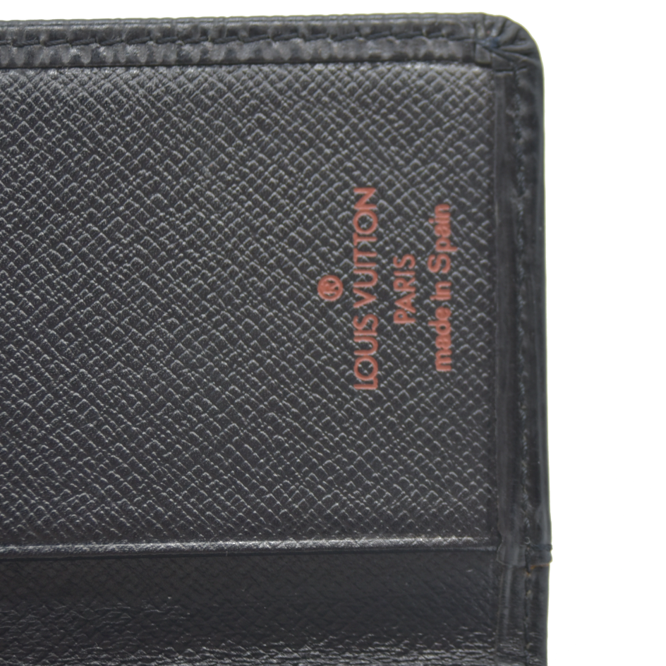 Louis Vuitton Epi De Poche Leather Pass Card Case Black CA1908