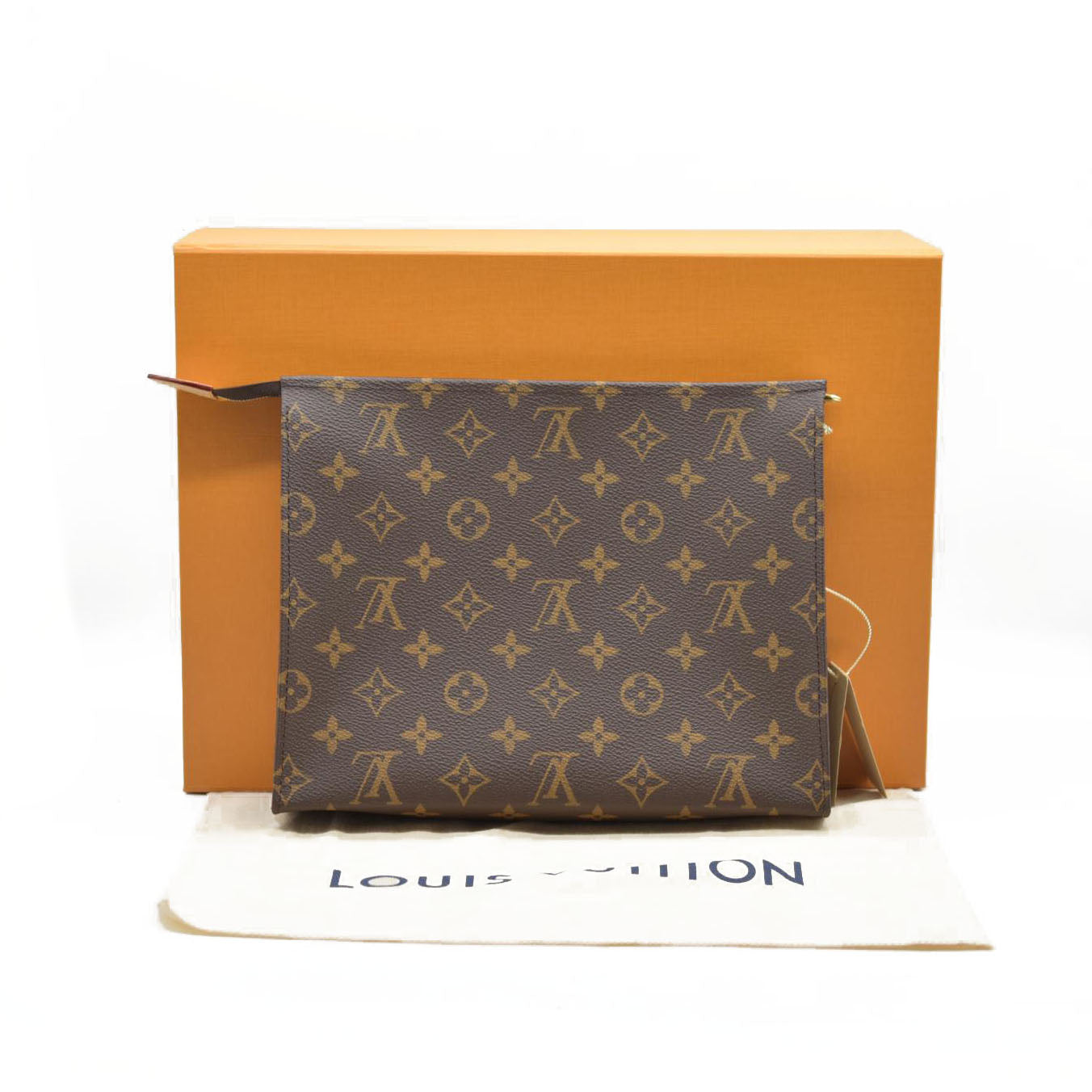 AUCTION $1200 Louis Vuitton  Monogram Toiletry Pouch 26 Pink