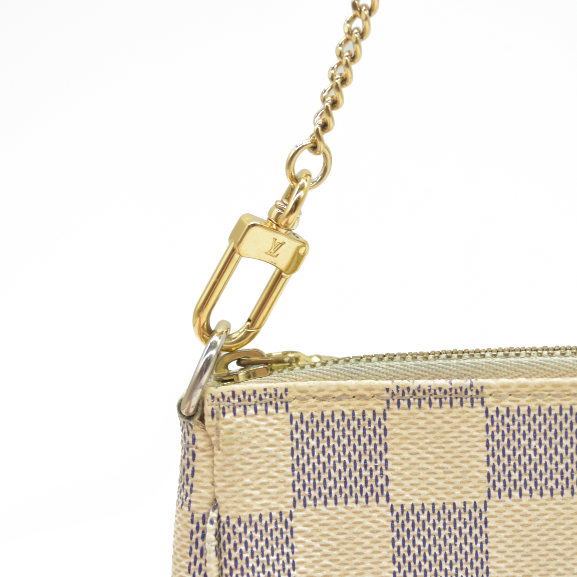 LOUIS VUITTON Damier Azur Mini Pochette Accessories DU4180