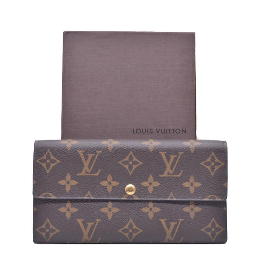 $725 2012 Louis Vuitton Monogram Porte Tresor International Wallet CA1102 CONSIGNMENT
