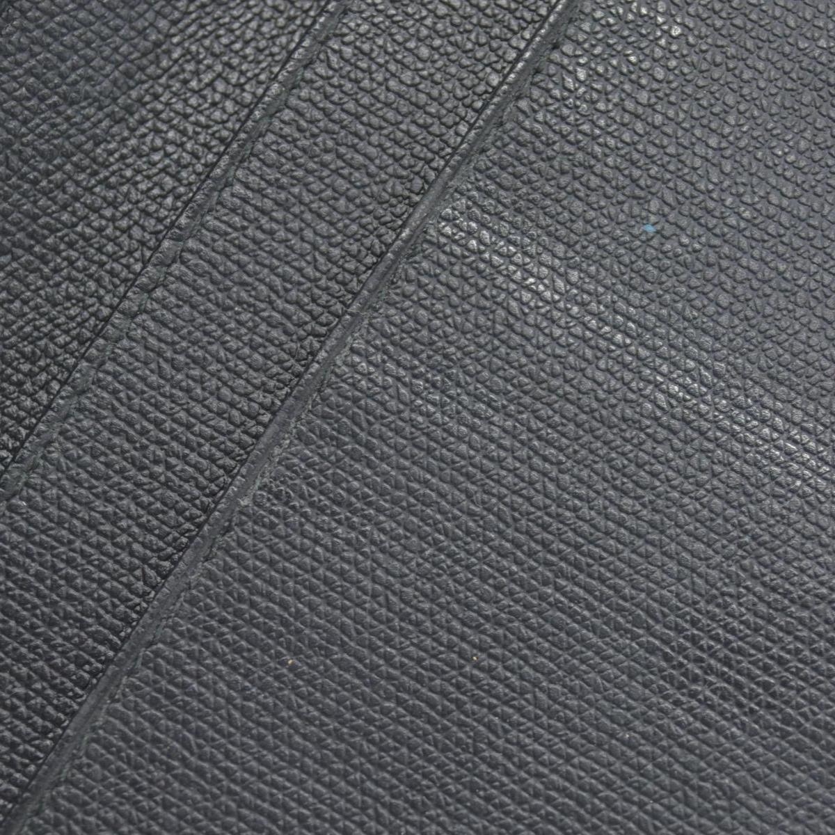 $925 2010 Chanel Grained Calfskin CC Button Long Wallet Black CONSIGNMENT