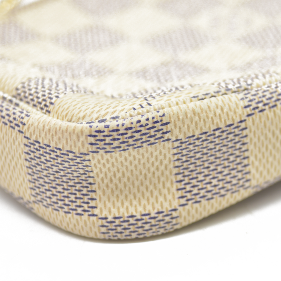LOUIS VUITTON Damier Azur Mini Pochette Accessories DU4180