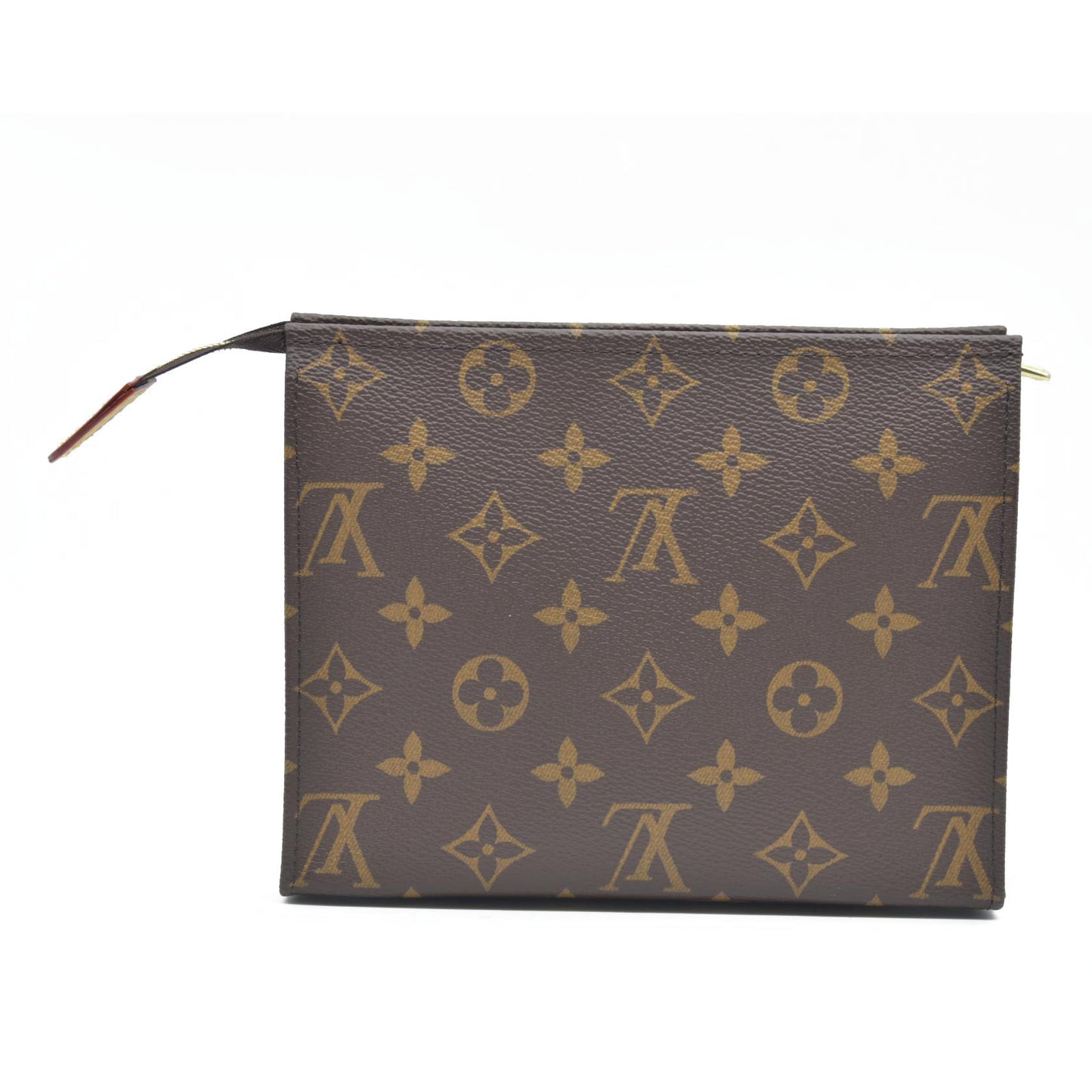 AUCTION $800 Louis Vuitton  Monogram Toiletry Pouch 19 Red