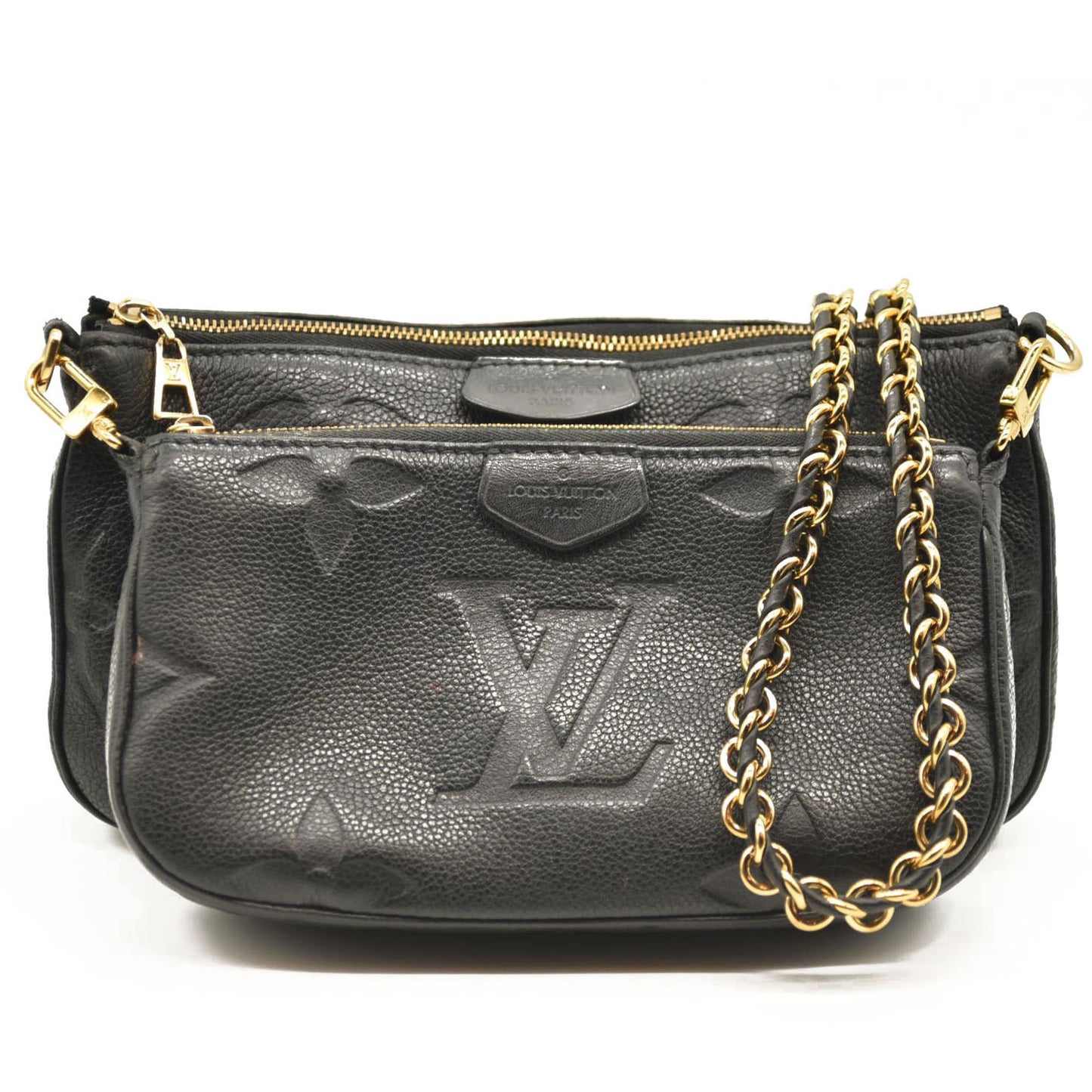 LOUIS VUITTON  Empreinte Monogram Giant Multi Pochette Accessories Black