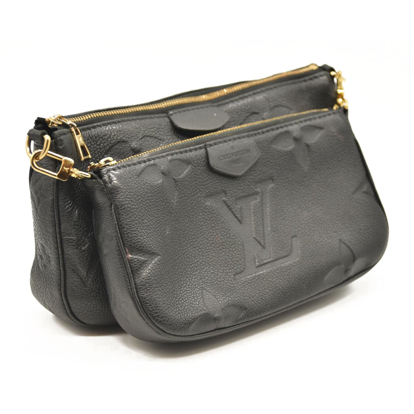 LOUIS VUITTON  Empreinte Monogram Giant Multi Pochette Accessories Black