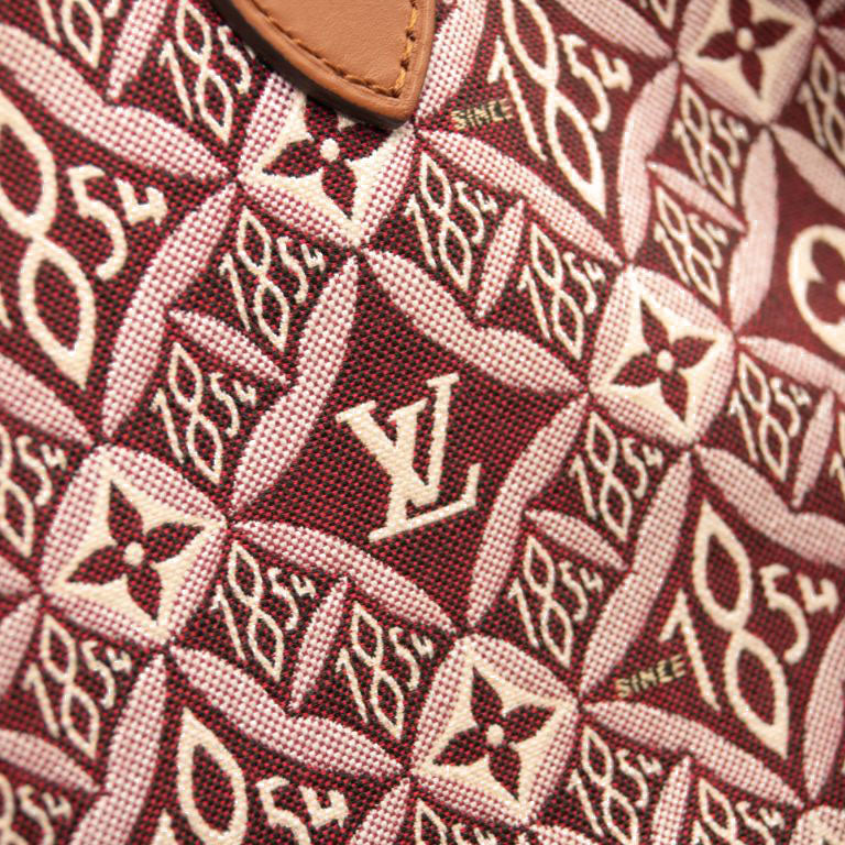 Louis Vuitton Jacquard Since 1854 Neverfull MM Bordeaux