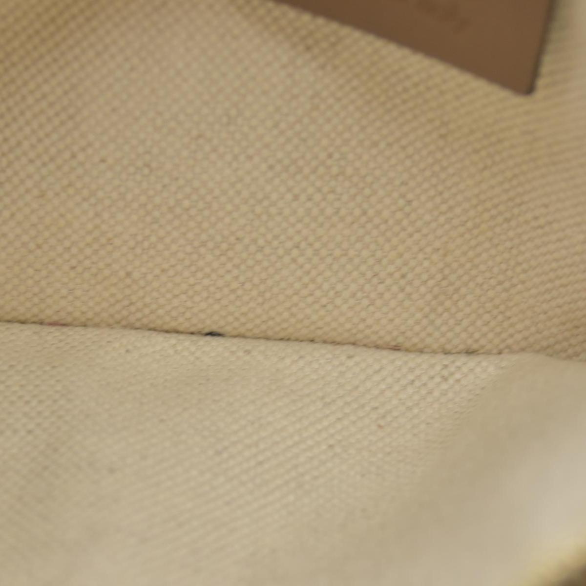 $1040 GUCCI Canvas Monogram Craft Tote Beige Brown Hand Tote Bag