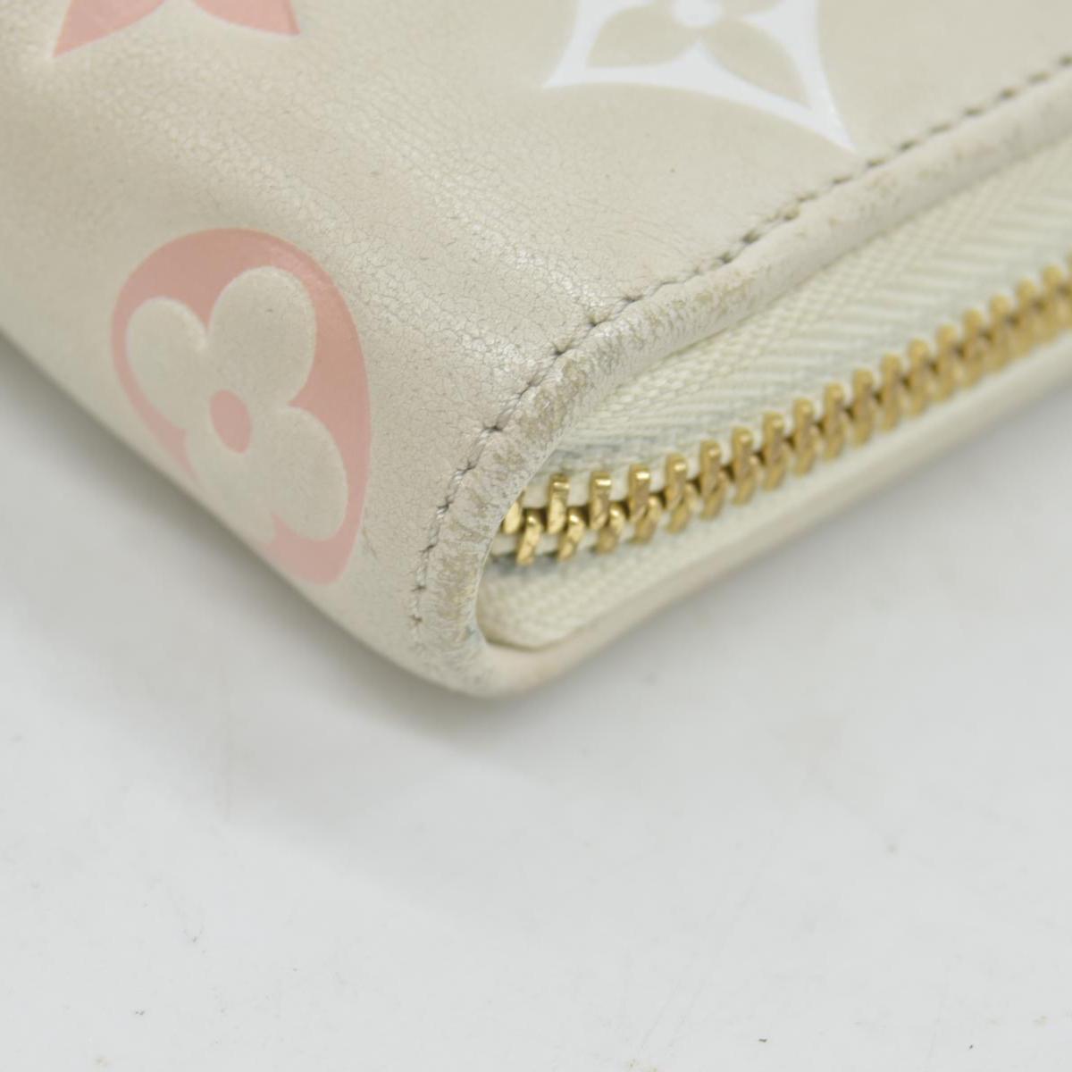 Louis Vuitton Tricolor Monogram Embossed Lambskin Zippy Wallet