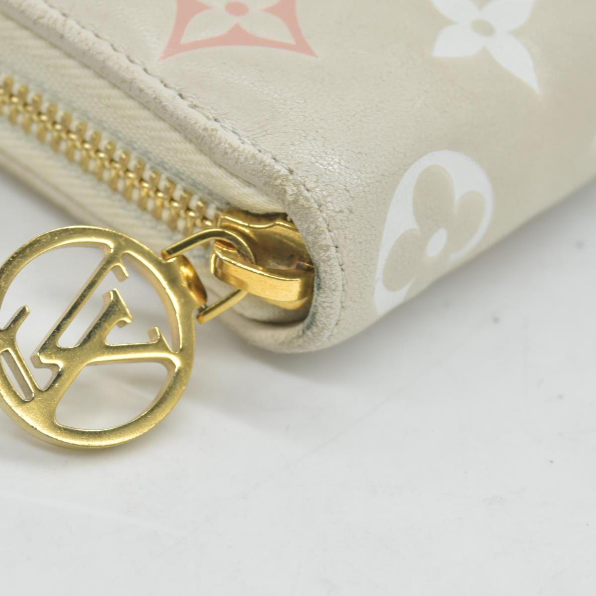 Louis Vuitton Tricolor Monogram Embossed Lambskin Zippy Wallet